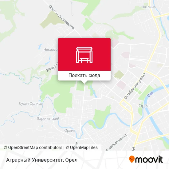 Карта Аграрный Университет
