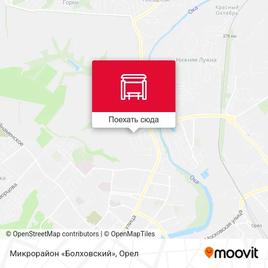 Карта Микрорайон «Болховский»