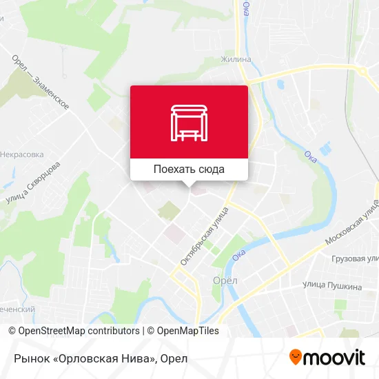 Карта Рынок «Орловская Нива»
