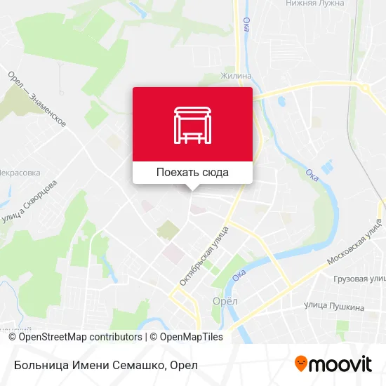 Карта Больница Имени Семашко