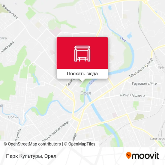 Карта Парк Культуры