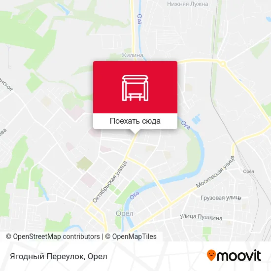 Карта Ягодный Переулок