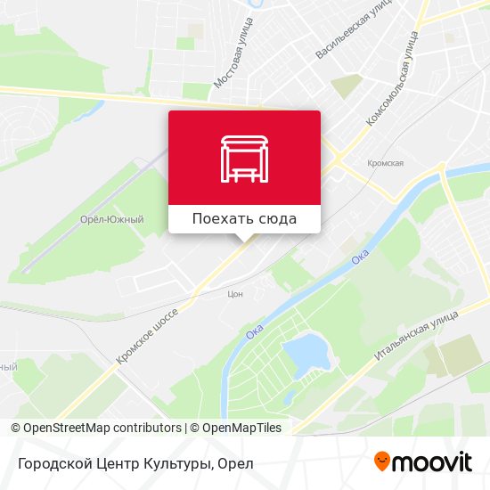 Карта Городской Центр Культуры