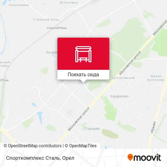 Карта Спорткомплекс Сталь