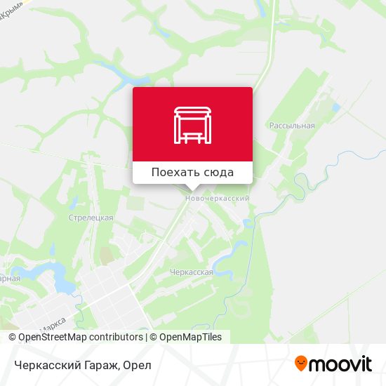 Карта Черкасский Гараж