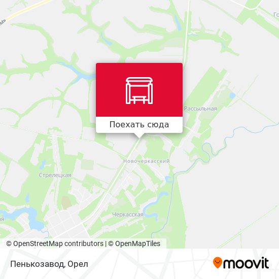 Карта Пенькозавод