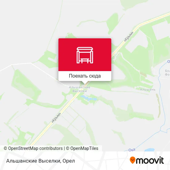 Карта Альшанские Выселки