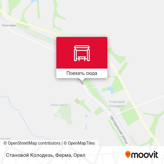 Карта Становой Колодезь, Ферма