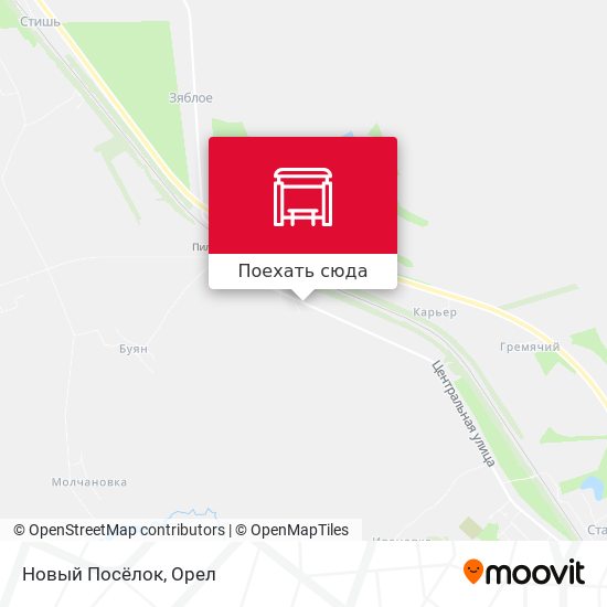 Карта Новый Посёлок