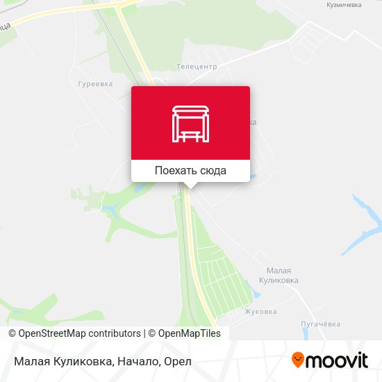 Карта Малая Куликовка, Начало