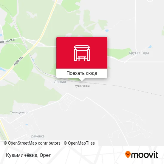 Карта Кузьмичёвка