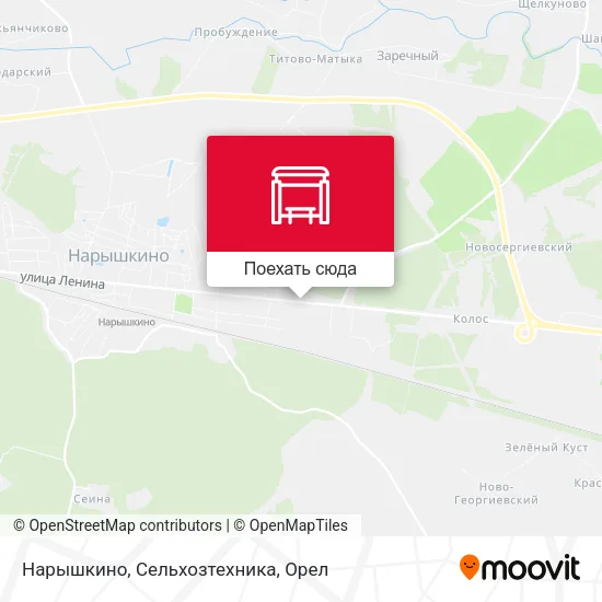 Карта Нарышкино, Сельхозтехника