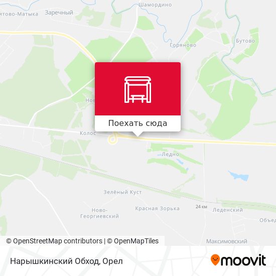 Карта Нарышкинский Обход