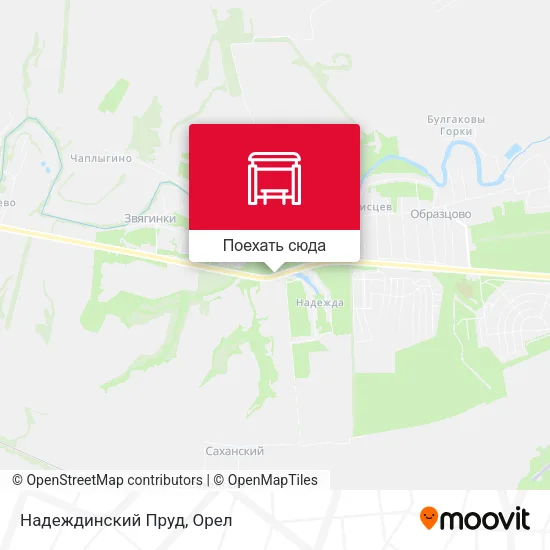 Карта Надеждинский Пруд