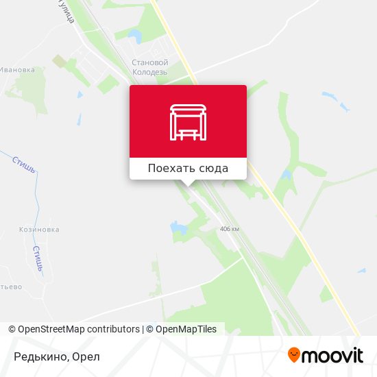 Карта Редькино
