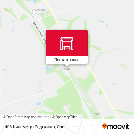 Карта 406 Километр (Редькино)