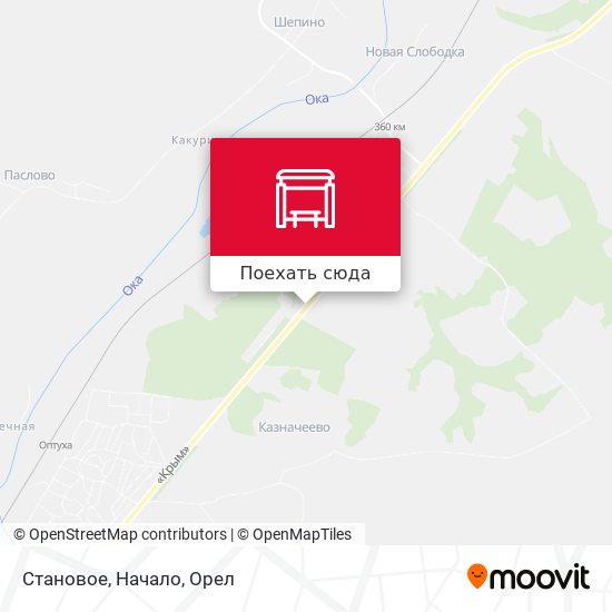 Карта Становое, Начало