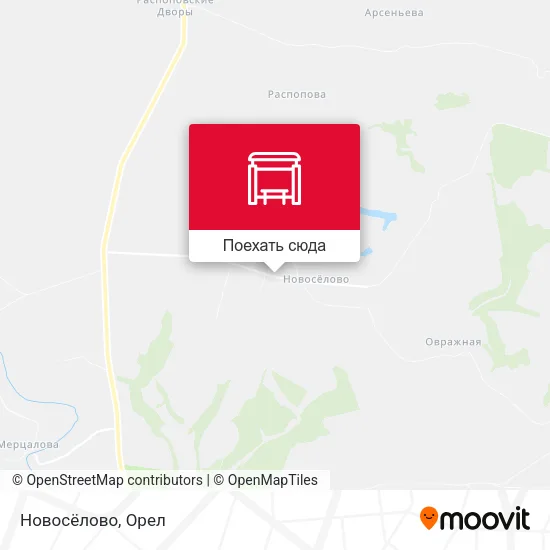 Карта Новосёлово