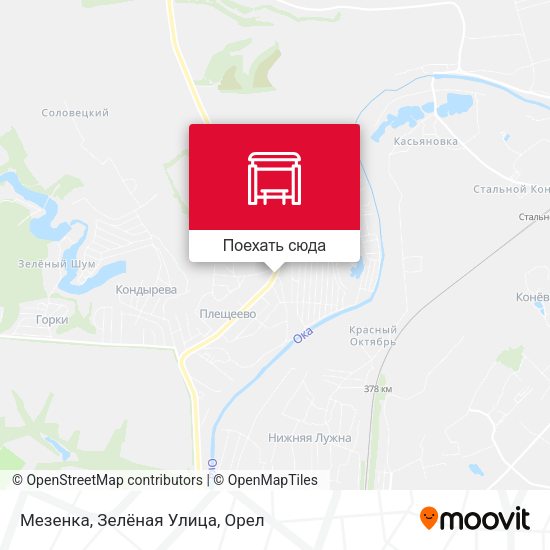 Карта Мезенка, Зелёная Улица