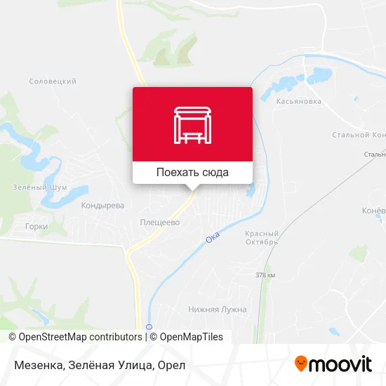Карта Мезенка, Зелёная Улица
