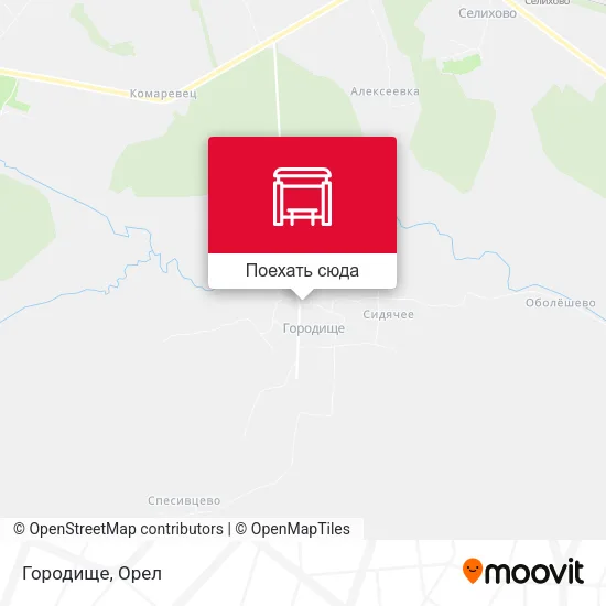 Карта Городище