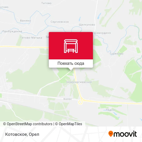 Карта Котовское