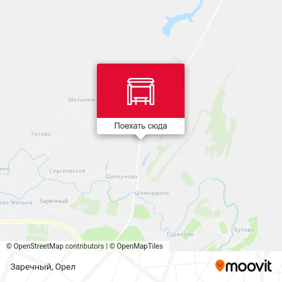 Карта Заречный