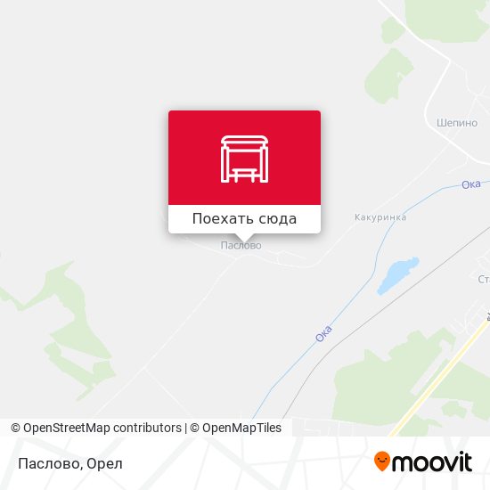 Карта Паслово