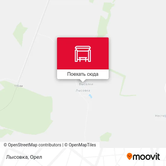 Карта Лысовка