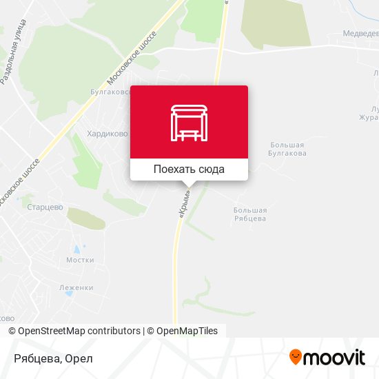 Карта Рябцева