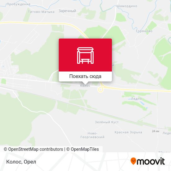 Карта Колос