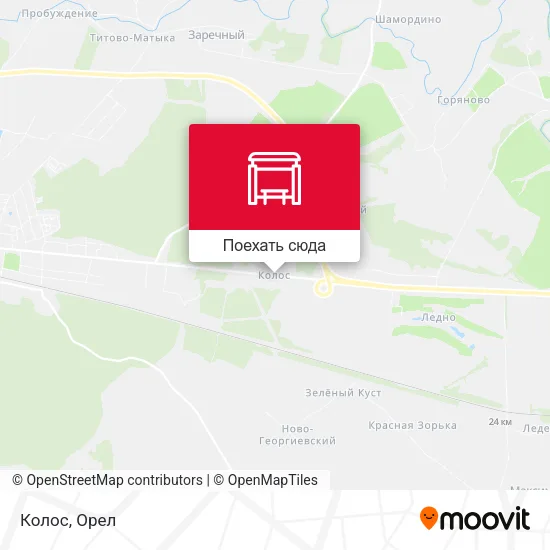 Карта Колос