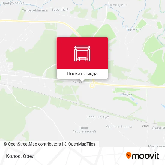 Карта Колос