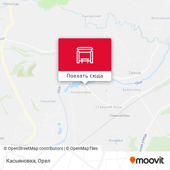 Карта Касьяновка