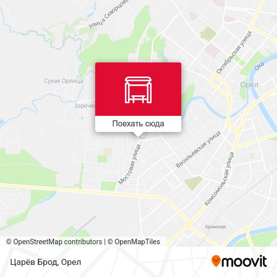 Карта Царёв Брод