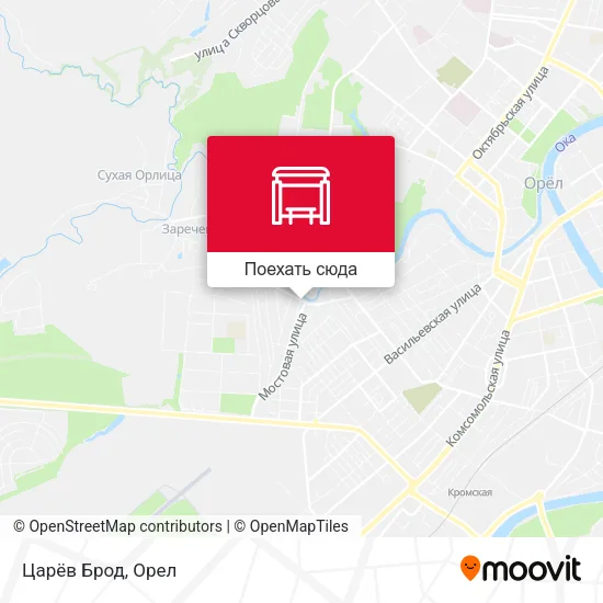Карта Царёв Брод