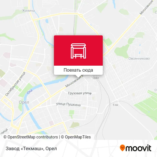 Карта Завод «Текмаш»