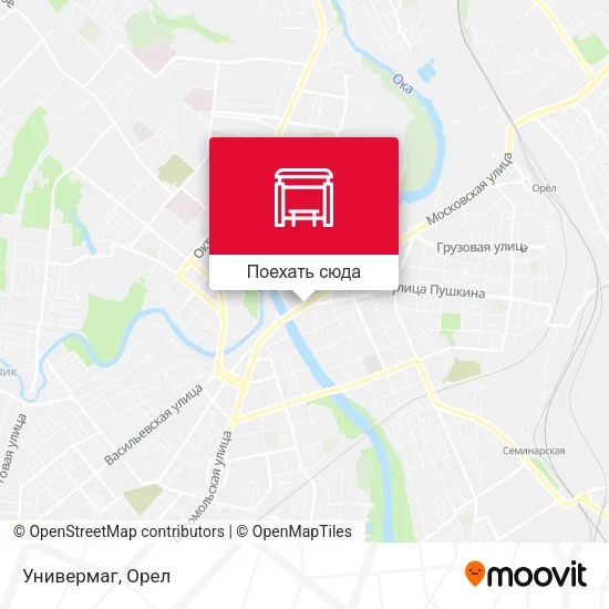 Карта Универмаг