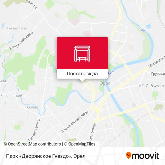 Карта Парк «Дворянское Гнездо»