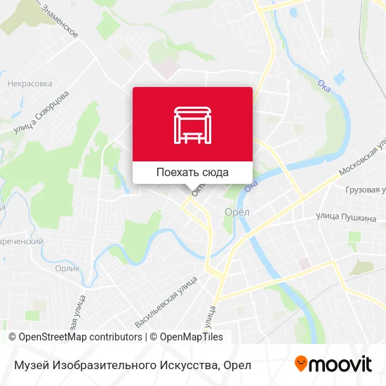 Карта Музей Изобразительного Искусства
