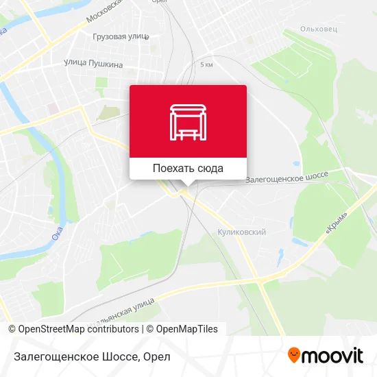 Карта Залегощенское Шоссе