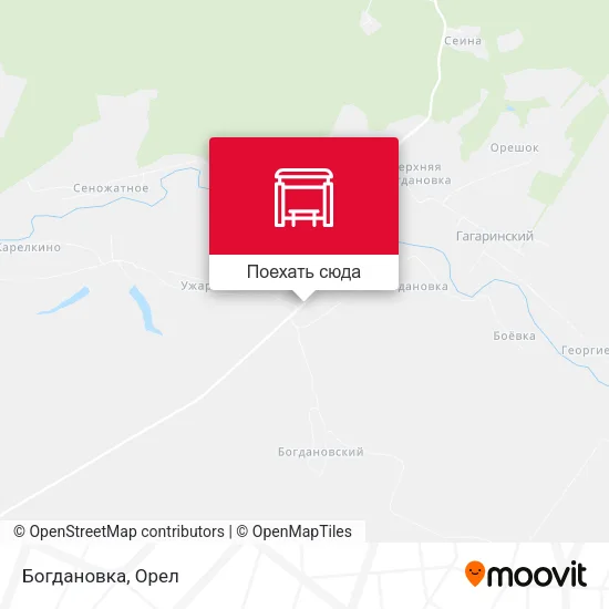 Карта Богдановка
