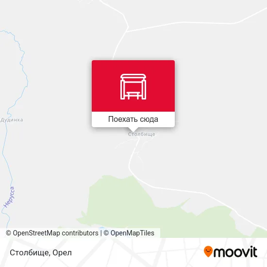 Карта Столбище