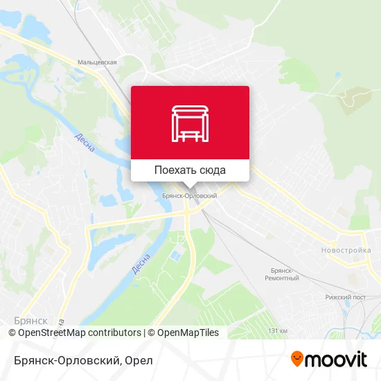 Карта Брянск-Орловский