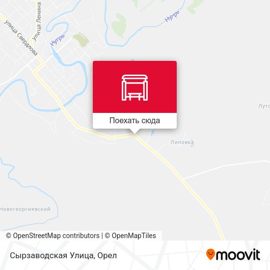 Карта Сырзаводская Улица