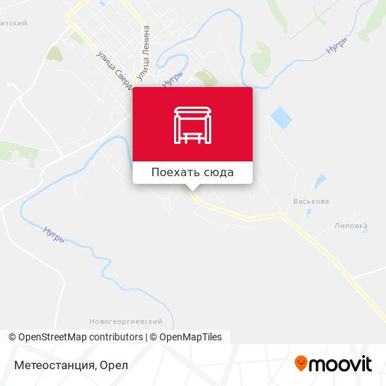 Карта Метеостанция