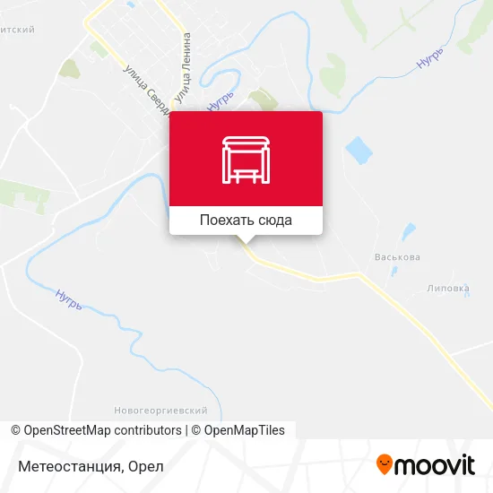 Карта Метеостанция