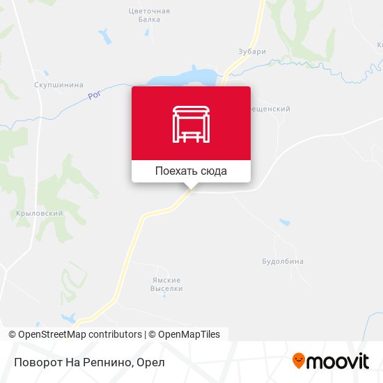 Карта Поворот На Репнино