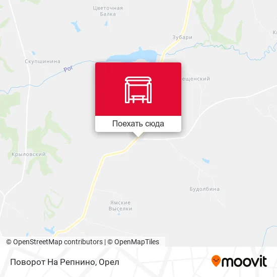 Карта Поворот На Репнино