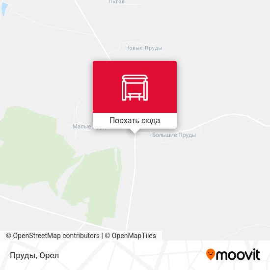 Карта Пруды